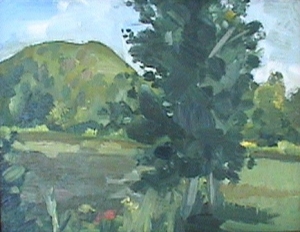 Landscape with tree