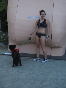Butt sculp photo op