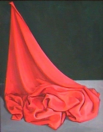 Red drapery